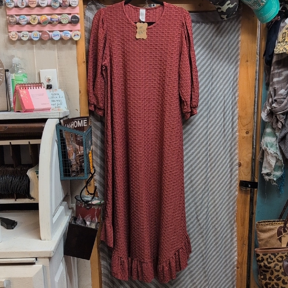 Elegant Red Women's Dress